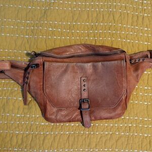 Free People coral crossbody sling bag